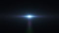 Loop flickering center purple boue star optical flares animation