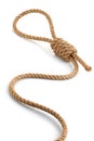 Loop hempen rope Royalty Free Stock Photo