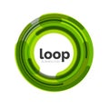Loop, infinity business icon Royalty Free Stock Photo