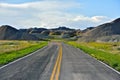 Loop Road Badlands Royalty Free Stock Photo