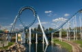 Loop Rollercoaster Royalty Free Stock Photo