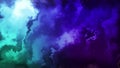 Abstract Animated Background with Colorful Clouds -Seamless Loop