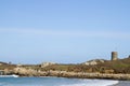 Loophole towers in Guernsey that guard the coastline.