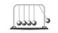 Looping animation of balls in the Newtonian cradle