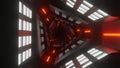 The looping tunnel animation is suitable for sci-fi, cyber, future, and other theme backgrounds