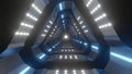 The looping tunnel animation is suitable for sci-fi, cyber, future, and other theme backgrounds