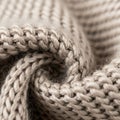 The loops are tightly knit, creating a visual of interlocking stitches Royalty Free Stock Photo