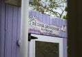 The Loos at De Loose Mongoose Restaurant, Trellis Bay, Beef Island, BVI Royalty Free Stock Photo