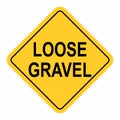 Loose Gravel traffic sign