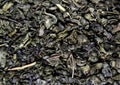 Loose green oolong tea, macro Royalty Free Stock Photo