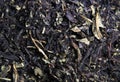 Loose green tea, macro Royalty Free Stock Photo