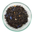 Loose Lady Grey tea - Earl Grey variation. Royalty Free Stock Photo