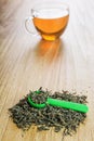 Loose leaf green tea Royalty Free Stock Photo