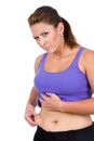 Loose Stomach Flesh Royalty Free Stock Photo