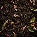 Loose tea leaves - ai generated image