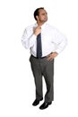 Loosing tie Royalty Free Stock Photo