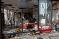 Looted convenience stor after the Superstorm Sandy Royalty Free Stock Photo