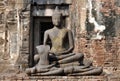 Lop Buri, Thailand: Buddha at Prang Sam Yot