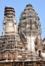 Lop Buri, Thailand: Wat Phra Sri Rattana Mahathat Royalty Free Stock Photo