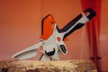 the lopping shears or planting hatchet, branch remover. Royalty Free Stock Photo