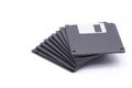 loppy Disk magnetic computer data storage support isolated over Royalty Free Stock Photo