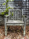 Lopsided old chair Royalty Free Stock Photo