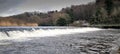 Lopwell Dam , Maristow Estate and The River Tavy Devon uk Royalty Free Stock Photo