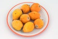 Loquat fruit Royalty Free Stock Photo