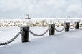 Lorain Lighthouse in Winter