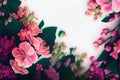 Loral background with flowers