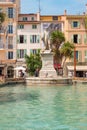 Lord Brougham memorial in Cannes - CITY OF CANNES, FRANCE - JULY 12, 2020