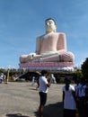 Lord Buddah status in kandewiharaya. Royalty Free Stock Photo