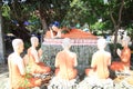 The Lord buddha death statue