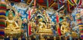 The Lord Buddha at Golden Temple in Bylakuppe