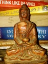 Lord buddha meditaing brown image