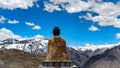 lord buddha statue in Himalayas Royalty Free Stock Photo