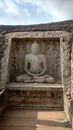 Lord Buddhas Rock Statue In Thanthirimale