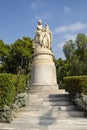 Lord Byron statue in Athens, Greece Royalty Free Stock Photo