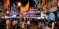 Lord durga immersion rally in navratri festival at district Katni Madhya Pradesh in India