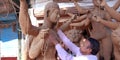 Lord durga sculpture made Hindu religious sculpture art shop