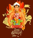 Lord Ganapati background for Ganesh Chaturthi