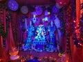 Lord Ganesh Festival Decoration With Sister