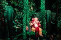 Lord Ganesh in forest.