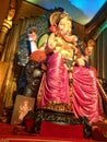Lord Ganesh during the Ganesh Chaturthi festival. Ganapati Bappa Morya! Royalty Free Stock Photo