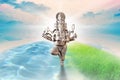 Lord Ganesha Abstract Illustration Royalty Free Stock Photo