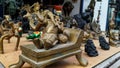 Lord Ganesha brass statue in an antique shop, Fort Cochin, Kerala