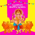 Lord ganesha cartoon character. Ganesh chhurthi