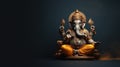 Lord Ganesha, Deva, Brahman Ganapatya, Saguna Brahman Panchayatana puja, in Hinduism, the elephant-headed god of wisdom Royalty Free Stock Photo