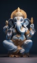 Lord Ganesha, Deva, Brahman Ganapatya, Saguna Brahman Panchayatana puja, in Hinduism, the elephant-headed god of wisdom Royalty Free Stock Photo