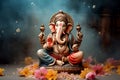 Lord Ganesha or Ganapati is leader of the Shivaganas in hinduism religion